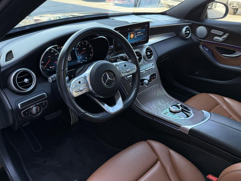 used 2021 Mercedes-Benz C-Class car, priced at $27,000