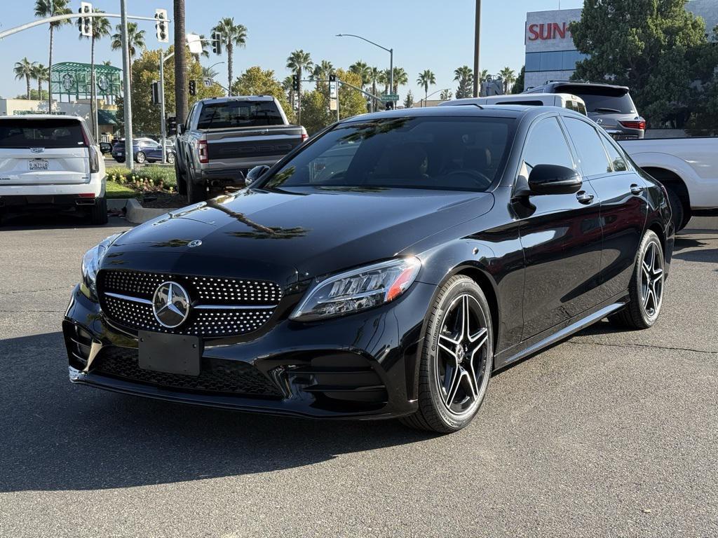used 2021 Mercedes-Benz C-Class car, priced at $27,000