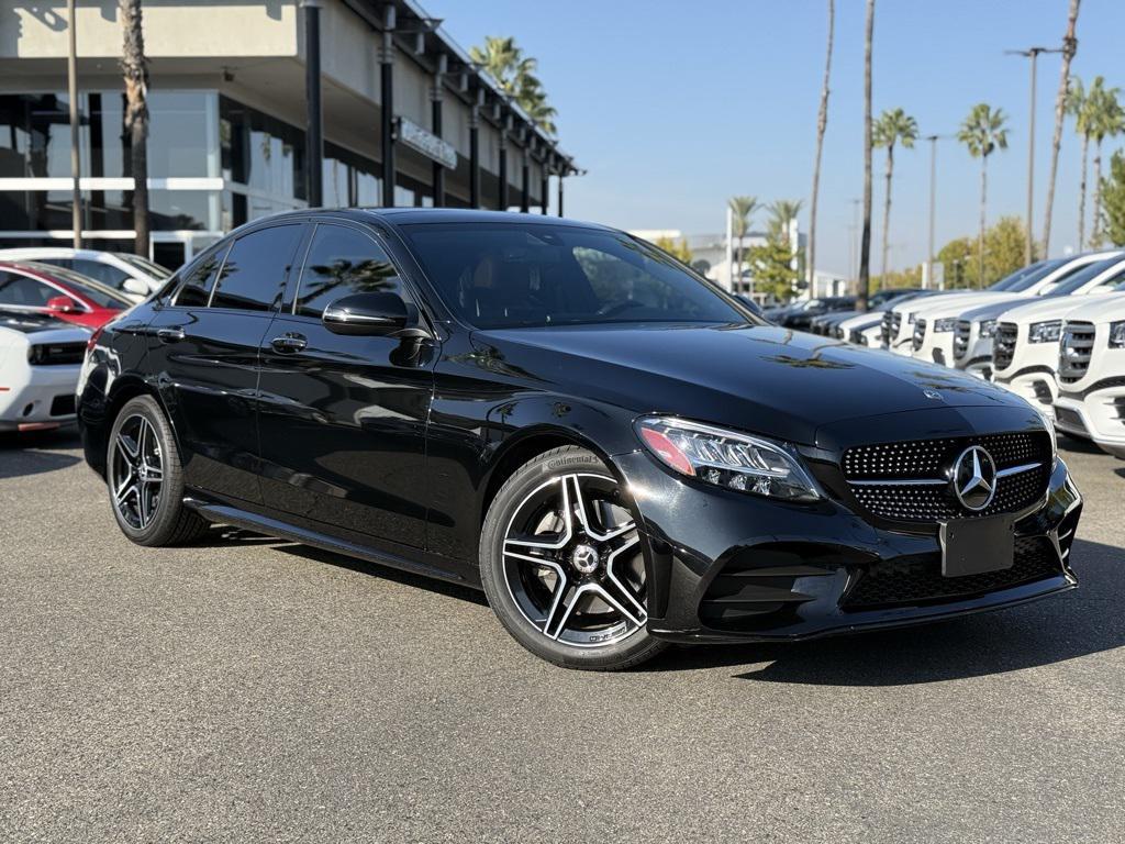 used 2021 Mercedes-Benz C-Class car, priced at $27,000