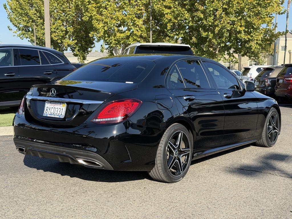 used 2021 Mercedes-Benz C-Class car, priced at $27,000