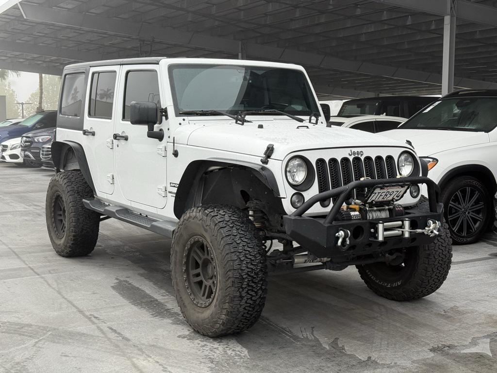 used 2016 Jeep Wrangler Unlimited car, priced at $21,200
