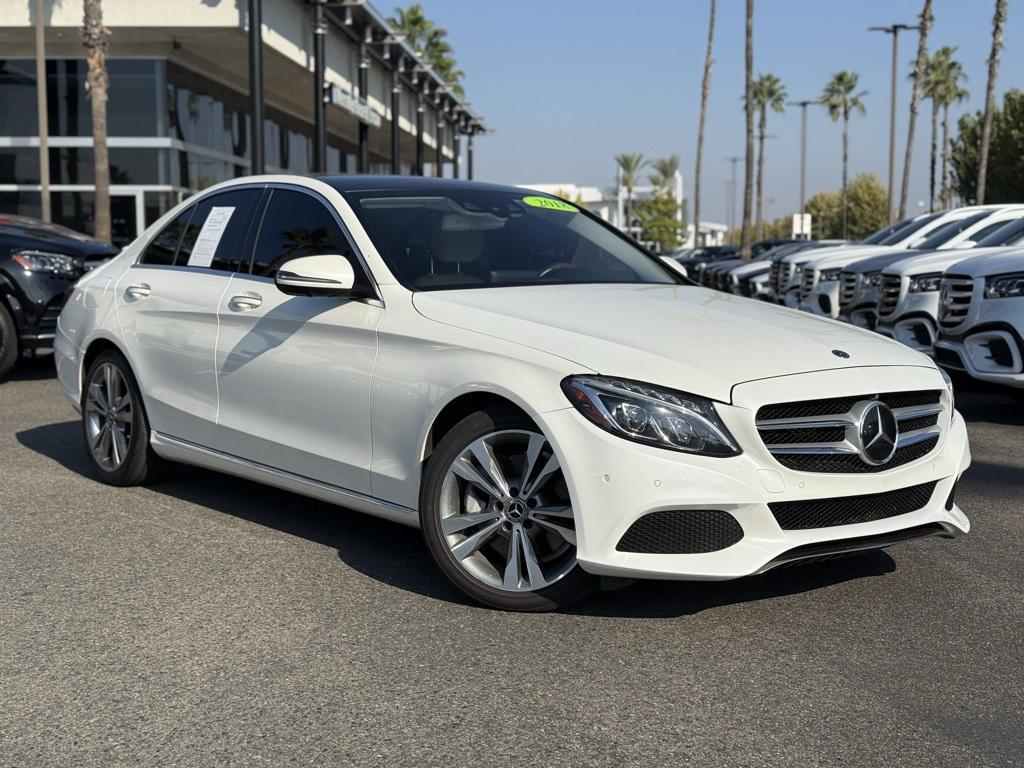 used 2018 Mercedes-Benz C-Class car, priced at $14,998