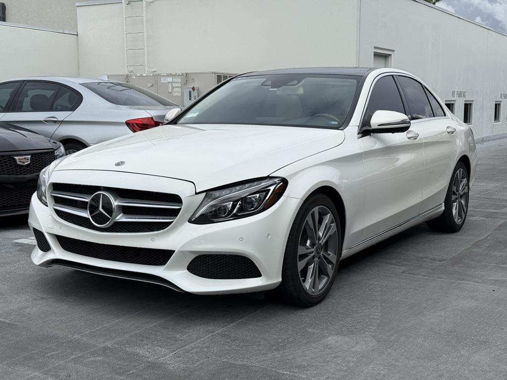 used 2018 Mercedes-Benz C-Class car, priced at $15,998