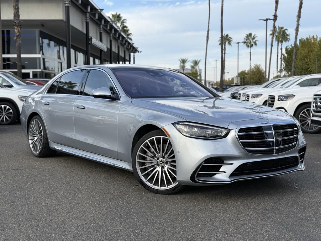 used 2021 Mercedes-Benz S-Class car, priced at $65,000
