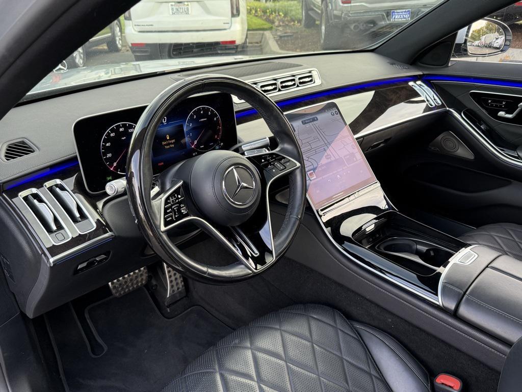 used 2021 Mercedes-Benz S-Class car, priced at $65,000