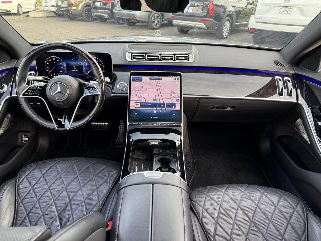 used 2021 Mercedes-Benz S-Class car, priced at $65,000