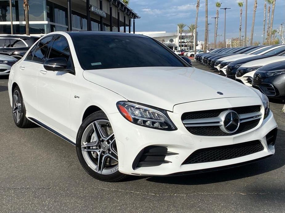 used 2021 Mercedes-Benz AMG C 43 car, priced at $47,987