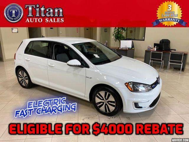 used 2016 Volkswagen e-Golf car, priced at $11,494
