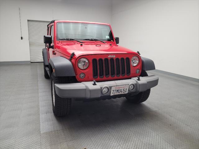 used 2015 Jeep Wrangler Unlimited car, priced at $17,895