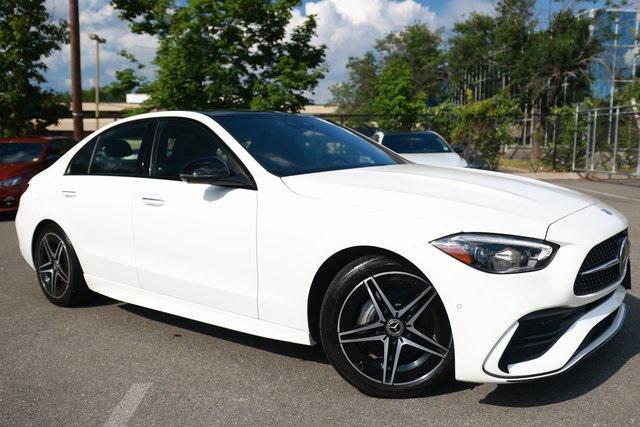 used 2022 Mercedes-Benz C-Class car, priced at $34,900