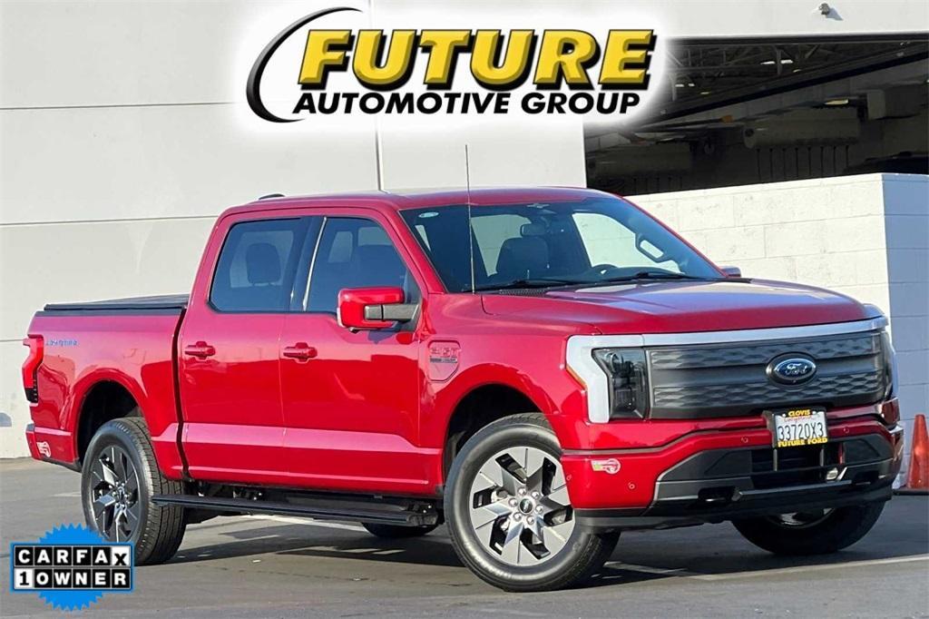 used 2023 Ford F-150 Lightning car, priced at $58,925