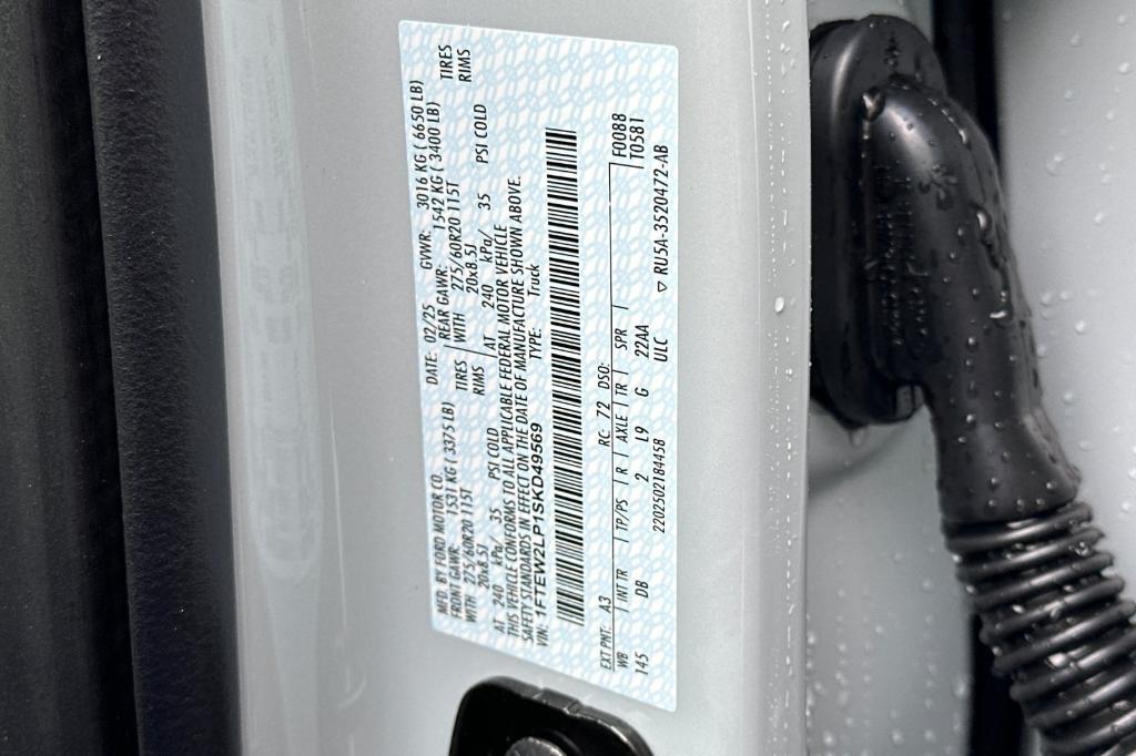 new 2025 Ford F-150 car, priced at $60,225