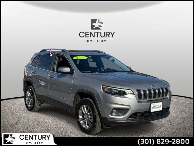 used 2021 Jeep Cherokee car, priced at $16,644