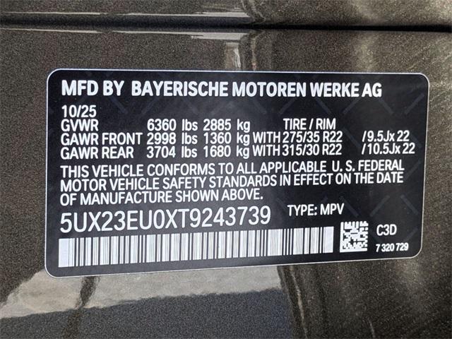 new 2026 BMW X5 car, priced at $83,125