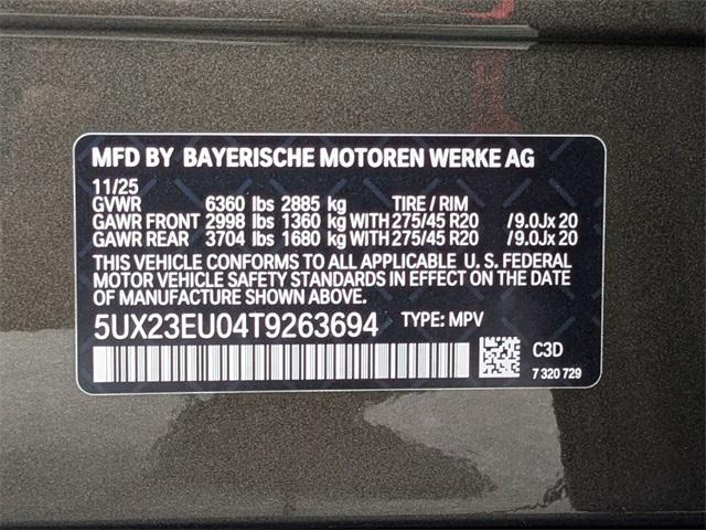 new 2026 BMW X5 car, priced at $76,325