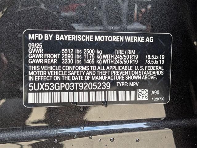 new 2026 BMW X3 car, priced at $56,925