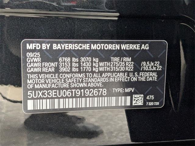 new 2026 BMW X5 car, priced at $106,625