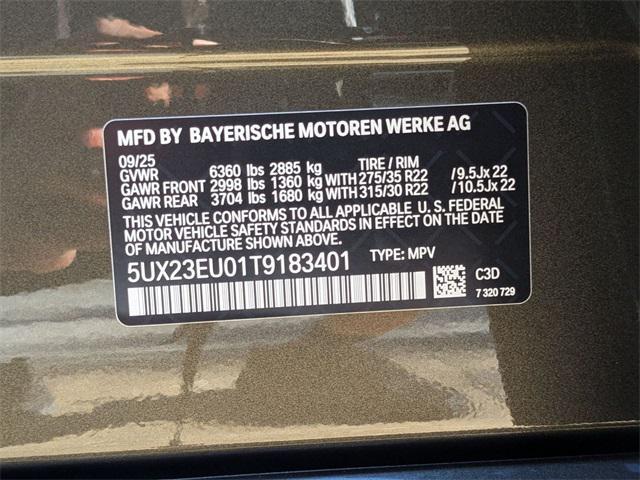 new 2026 BMW X5 car, priced at $83,775