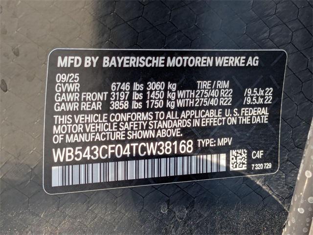 new 2026 BMW iX car, priced at $89,770