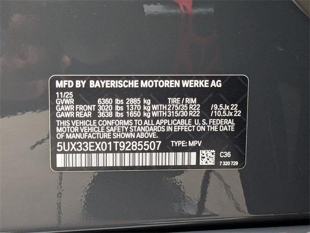 new 2026 BMW X6 car, priced at $91,075