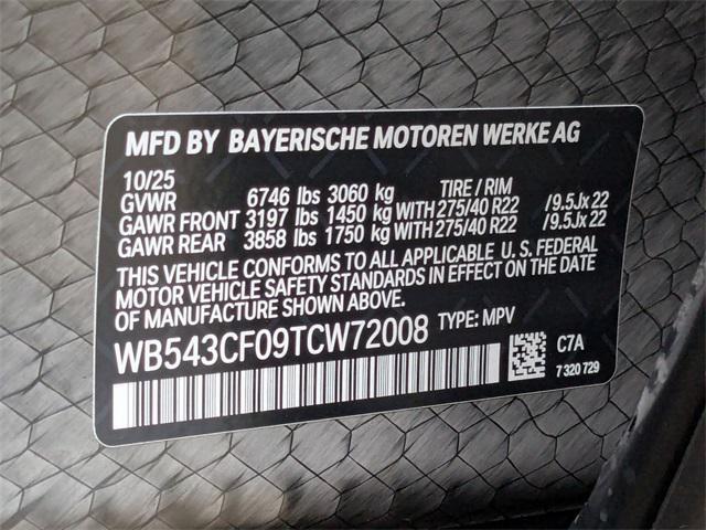 new 2026 BMW iX car, priced at $88,775