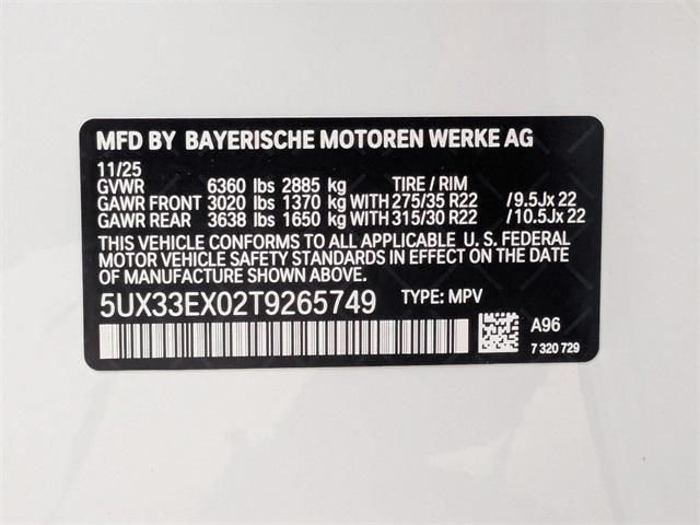 new 2026 BMW X6 car, priced at $87,450