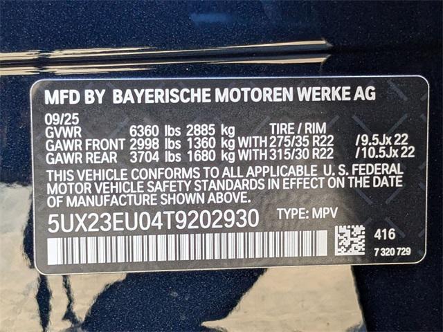 new 2026 BMW X5 car, priced at $80,875