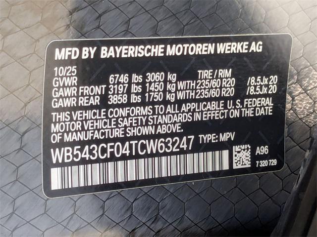 new 2026 BMW iX car, priced at $86,525