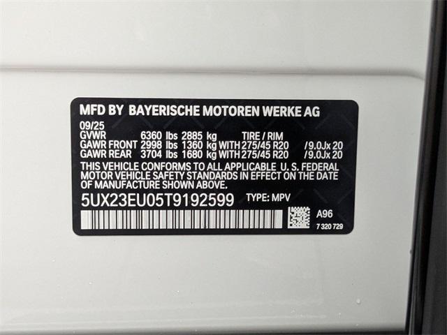 new 2026 BMW X5 car, priced at $76,125