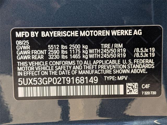 new 2026 BMW X3 car, priced at $56,190