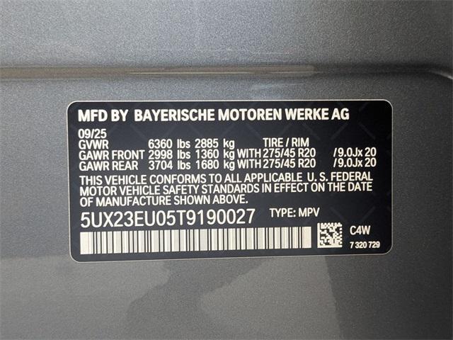 new 2026 BMW X5 car, priced at $80,475