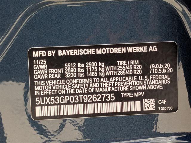 new 2026 BMW X3 car, priced at $60,925