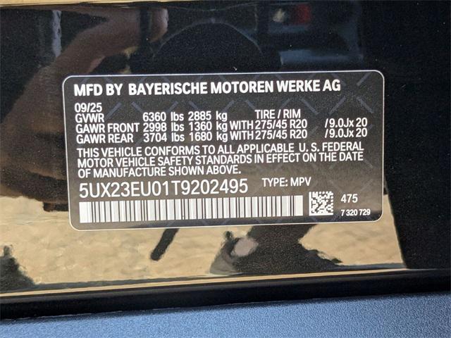 new 2026 BMW X5 car, priced at $76,825