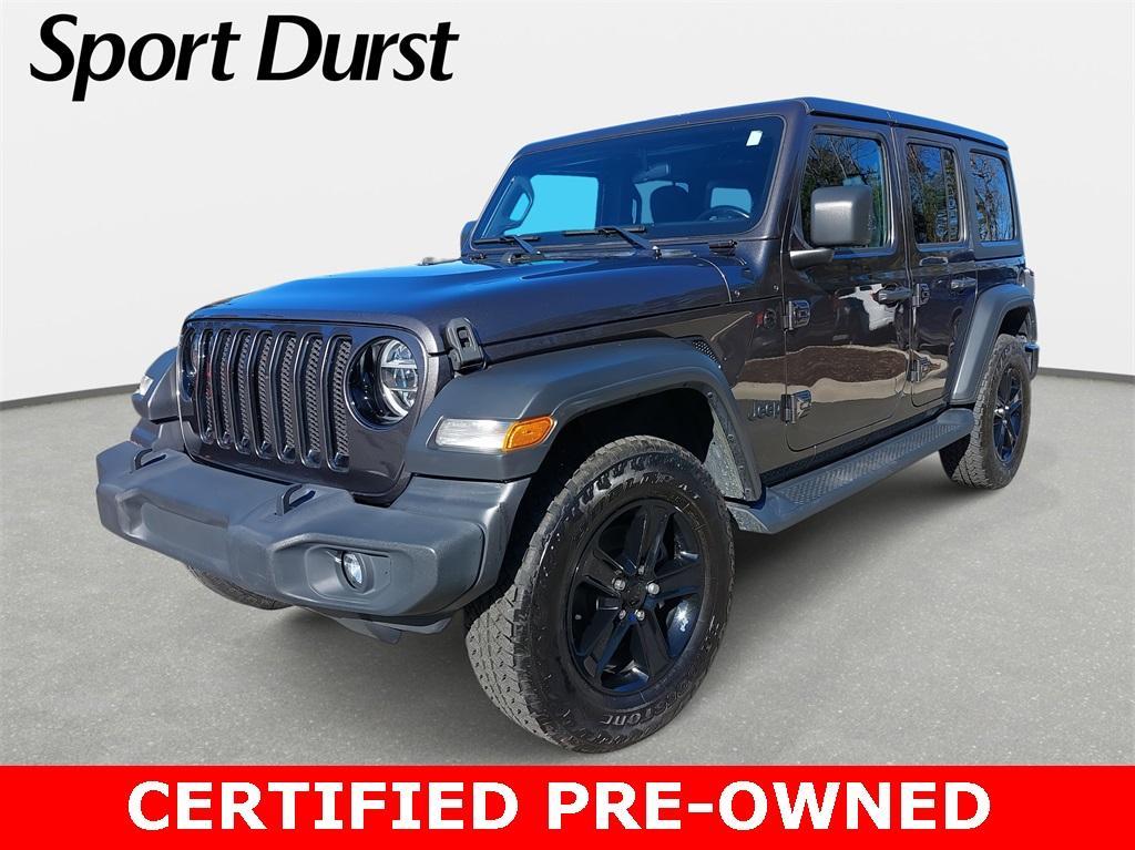 used 2021 Jeep Wrangler Unlimited car, priced at $28,216