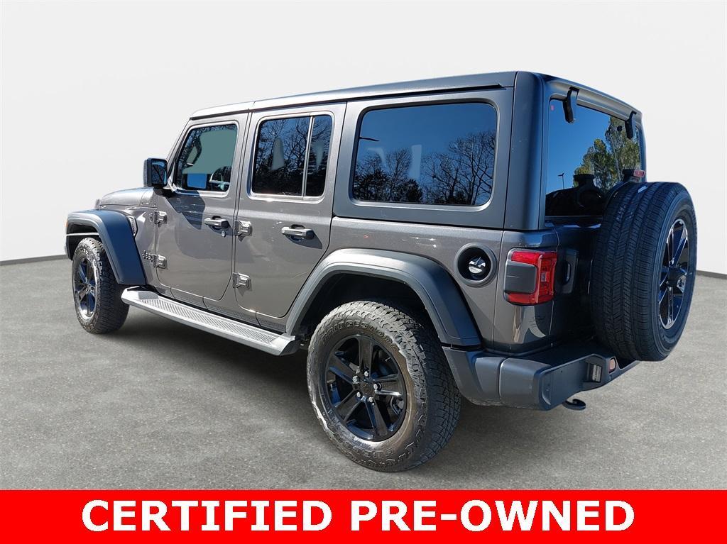 used 2021 Jeep Wrangler Unlimited car, priced at $28,216