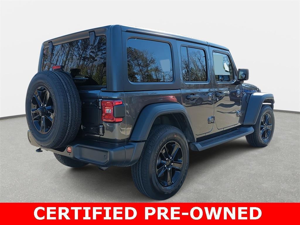 used 2021 Jeep Wrangler Unlimited car, priced at $28,216