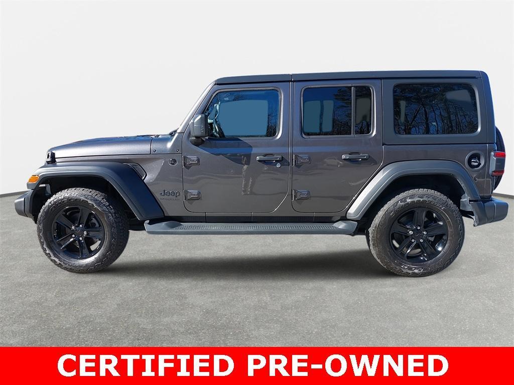 used 2021 Jeep Wrangler Unlimited car, priced at $28,216