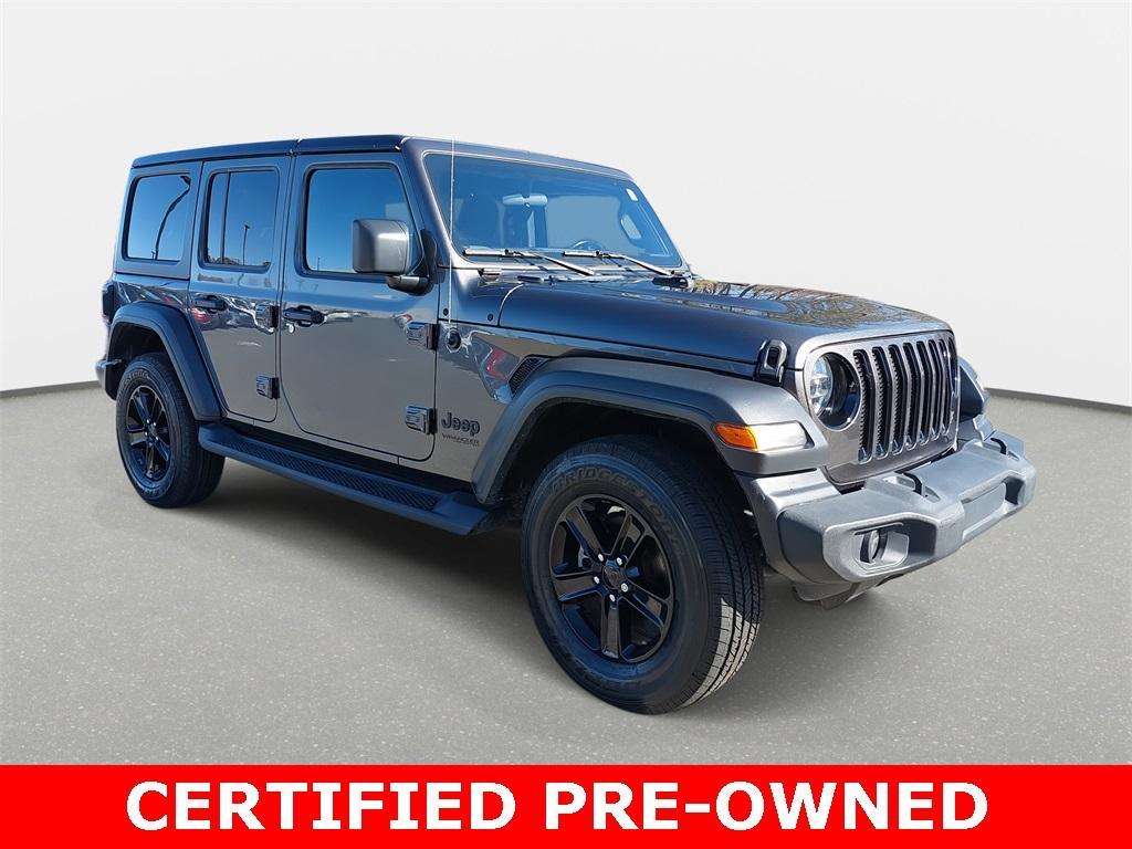 used 2021 Jeep Wrangler Unlimited car, priced at $28,216