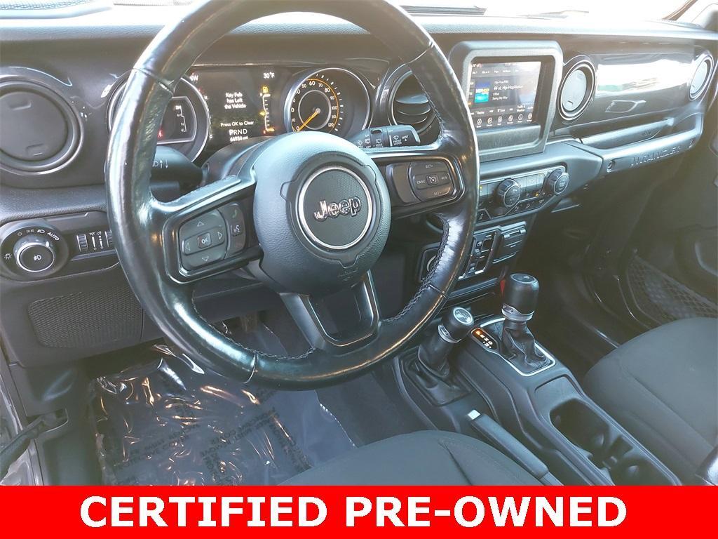 used 2021 Jeep Wrangler Unlimited car, priced at $28,216