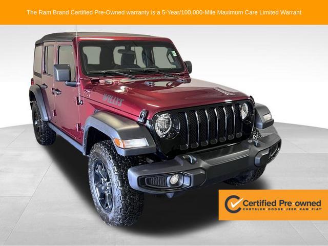 used 2021 Jeep Wrangler Unlimited car, priced at $29,775