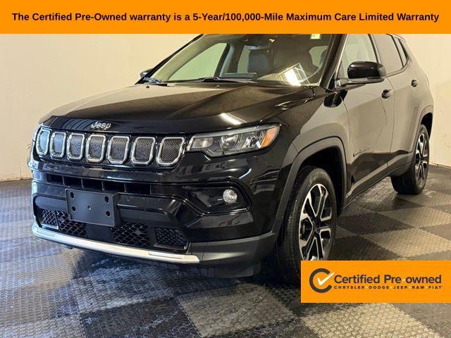 used 2022 Jeep Compass car, priced at $21,485