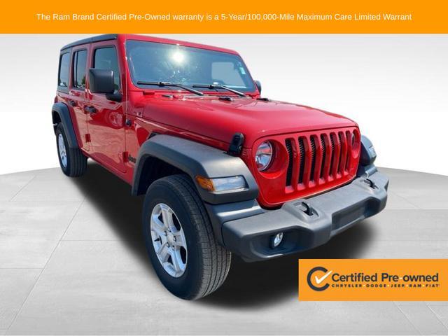 used 2021 Jeep Wrangler Unlimited car, priced at $33,725