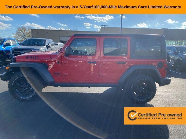 used 2022 Jeep Wrangler Unlimited car, priced at $33,398