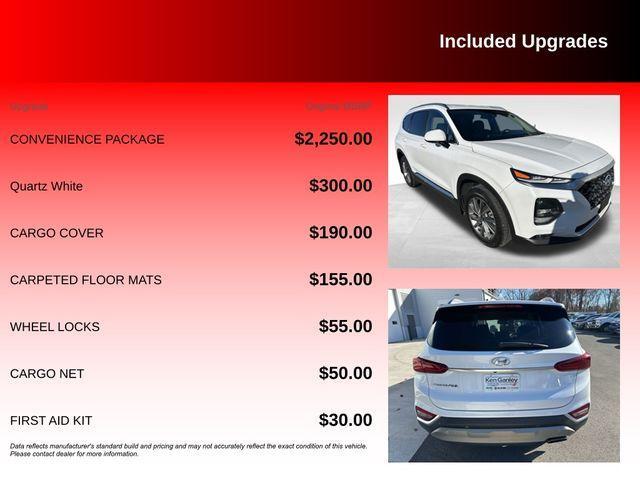 used 2020 Hyundai Santa Fe car, priced at $13,179