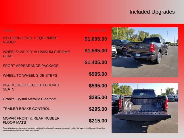 new 2025 Ram 1500 car, priced at $46,296