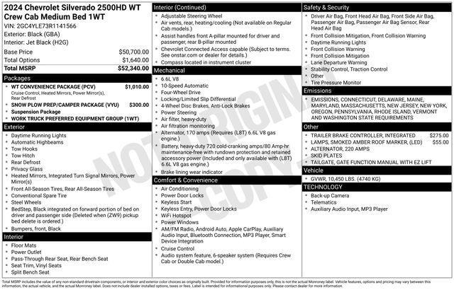 used 2024 Chevrolet Silverado 2500 car, priced at $47,992