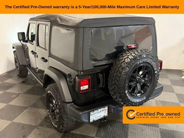 used 2021 Jeep Wrangler Unlimited car, priced at $30,575