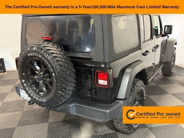 used 2021 Jeep Wrangler Unlimited car, priced at $30,575