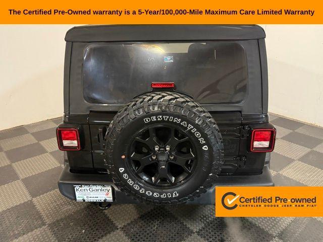 used 2021 Jeep Wrangler Unlimited car, priced at $30,575