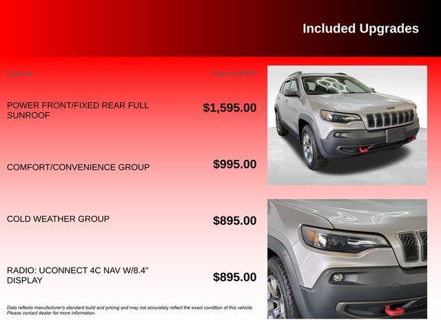 used 2019 Jeep Cherokee car, priced at $17,379